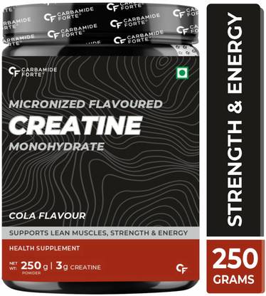 CARBAMIDE FORTE Creatine Monohydrate Powder | Cola Flavoured Creatine for Muscle Strength Creatine
