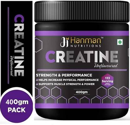 Hanman Nutritions Creatine Monohydrate Build Muscle Increase Muslce Power, Boost Strength Creatine