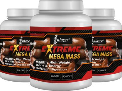 inlazer Extreme Mega Weight Gain Powder/ Body Fitness/ Body Supplement/ Protein Powder Weight Gainers/Mass Gainers