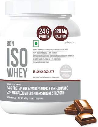 BON ISO WHEY 100% Protein Isolate for Muscle Strength and Bone Health Whey Protein