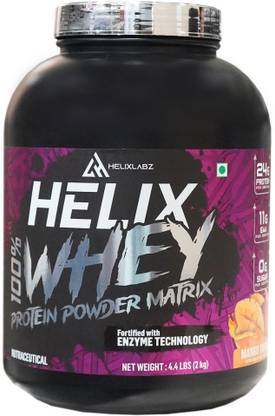 HELIXLABZ WHEY Protein Powder Matrix- (Mango Twirl, 2KG) Pre Workout
