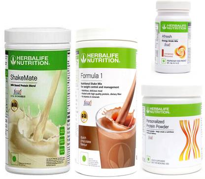 Herbalife Nutrition FORMULA1CHOCOLATE 500 PROTIEN 200 GAFRESHENERGYDRINK CINNAMAN50 +SHAKEMATE 500 G Plant-Based Protein