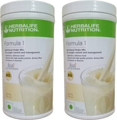 HERBALIFE Formula 1 Nutritional Shake Vanilla Flavour 2 Pcs Combo Pack Protein Shake