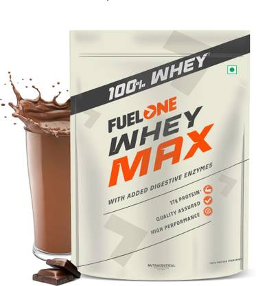 FUELONE Whey Max, Whey Protein Concentrate & Whey Protein Isolate, 27g Protein Whey Protein