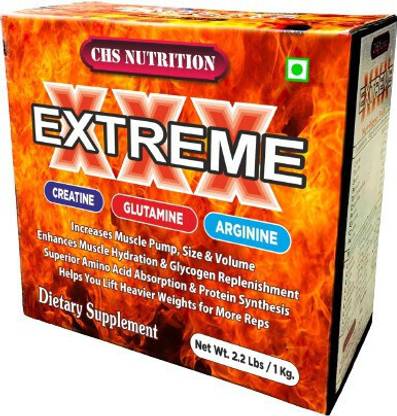 CHS nutrition XXX EXTREME 1 KG (Muscle,pump,size,volume increase) Weight Gainers/Mass Gainers