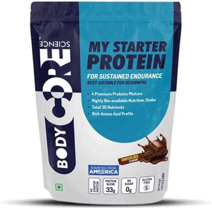 Body Core Science My Starter Protein-1 Kg(Chocolate) Whey Protein