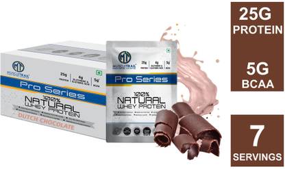 Muscle Trail Pro Series |25g Protein |7 Serving |Primary Source Isolate |100% Natural Whey Protein