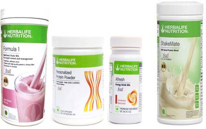 Herbalife Nutrition FORMULA1ROSEKHEER500PROTIEN200GAFRESH ENERGY DRINK CINNAMON 50 G SHAKEMATE 500 G Protein Shake