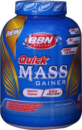 bbn Best Weight Gainer Quick Mass 6 LBS (2.72kg) Weight Gainers/Mass Gainers