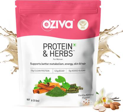 OZiva Protein & Herbs for Women |Manage Weight & Metabolism| Reduce Body Fat |No Sugar Whey Protein