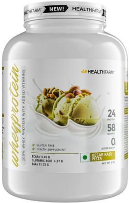 HEALTHFARM Whey protein+ the Most Powerful whey formula with goodness of Herbs Whey Protein Whey Protein