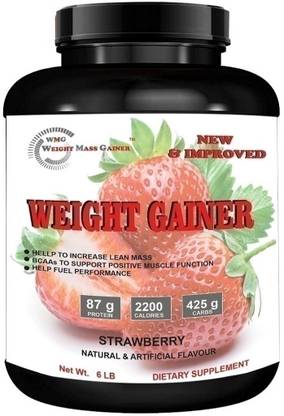 weight mass gainer WEIGHT GAINER STRAWBERRY 2.75KG Weight Gainers/Mass Gainers