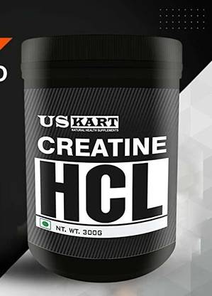 US KART Creatine HCL Boost Power Increase Muscle & Strength 300gm and Longer Workout Creatine