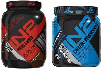 IN2 Pro series(Mass gainer+Creatine monohydrate)Combo Weight Gainers/Mass Gainers