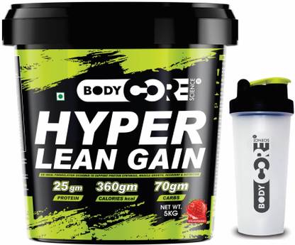Muscle Nutrition Hyper Lean Gainer-5Kg With Shaker | Muscle Gainer Weight Gainers/Mass Gainers