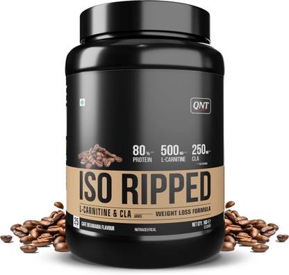 QNT ISO Ripped, 1kg, Whey Isolate Protein for Weight Loss & Lean Muscle Growth Whey Protein