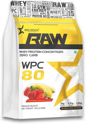 BIG ROCK NUTRITION RAW WPC 80 Whey Protein
