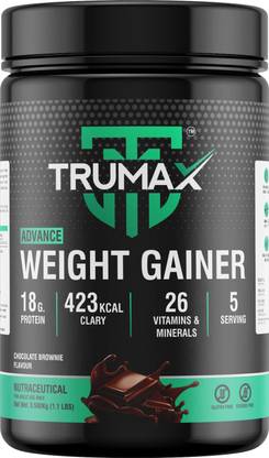 TRUMAX Advance Weight Gainer | 18g High Protein with 26 vitamin & minerals | Weight Gainers/Mass Gainers
