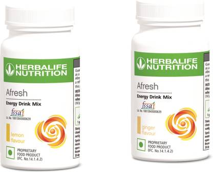 Herbalife Afresh-Lemon-50g, Ginger-50g Energy Bars