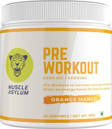 Muscle Asylum Muscle AsylumPre-Workout - 30 Servings, 180gm BCAA