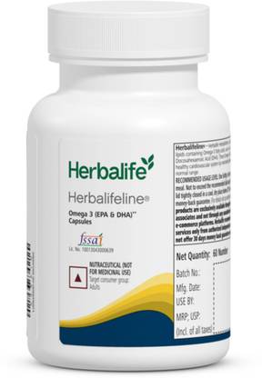 HERBALIFE Herbalifeline® 60 Softgels Nutrition Bars