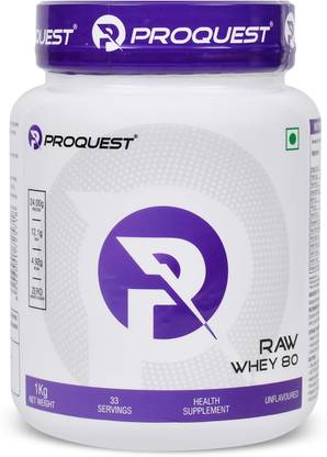 PROQUEST Raw Whey 80 For Muscle Gain, Strength, Muscle Recovery Whey Protein