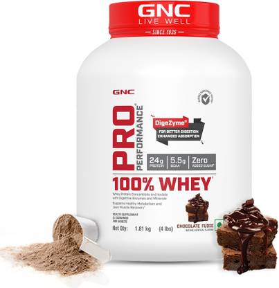 GNC Pro Performance Whey Protein (4 pounds, Chocolate Supreme) Protein Shake