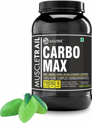 Muscle Trail Carbo Max |100% Pure Complex Carbohydrates| 110 Calories, 1g Sugar, 28gm Carb Blend