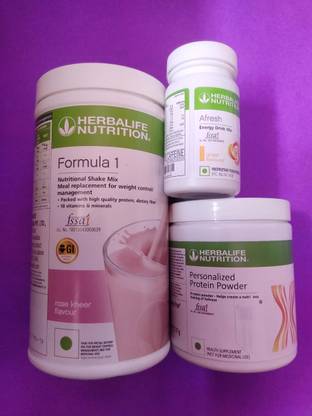 HERBALIFE WEIGHT LOSS COMBO Vanilla-500 GM+PROTEIN POWDER-400 GM Plant-Based Protein