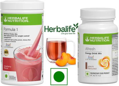 HERBALIFE Formula 1 Shake Mix 500g Afresh Energy Drink 50g Mix Protein Shake