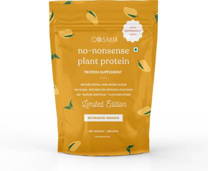 COSMIX No Nonsence Organic Pea & Rice Isolate Vegan Plant-Based Protein
