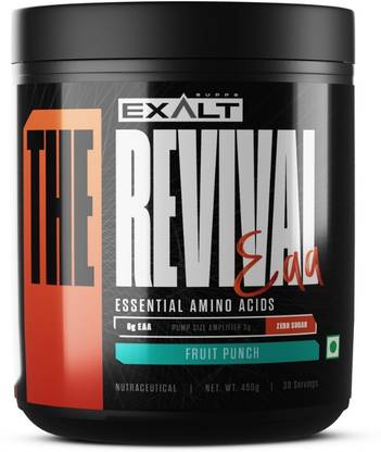 EXALT SUPPS Intra Workout Energy Drink for Lean Muscles with BCAA The Revival EAA EAA (Essential Amino Acids)