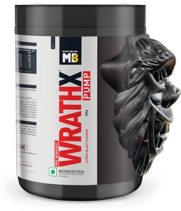 MUSCLEBLAZE Pre Workout WrathX PUMP with Nitrosigine & L-Citrulline Pre Workout