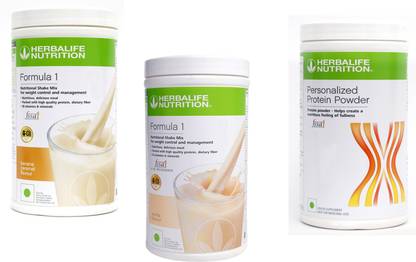 HERBALIFE Formula 1 Shake Banana & Vanilla Flavor With Protein Powder 400 Gram Protein Shake