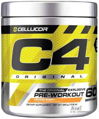 Cellucor C4 EXPLOSIVE PRE-WORKOUT (Orange Burst Flavor) 60 Servings Pre Workout