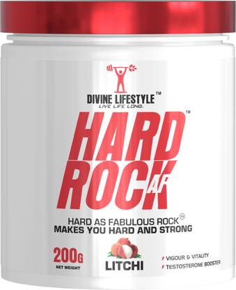 Dn With Divine Nutrition LIFESTYLE HARD ROCK LITCHI 200GM Pre Workout