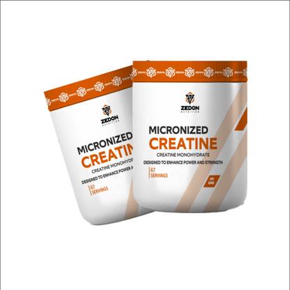 Zedon Nutrition Micronized Creatine Powder, Enhance Power and Strength (New Improved Formula) Creatine