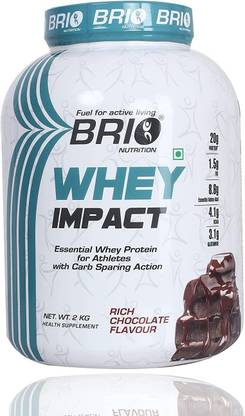 Brio Nutrition Whey Impact Essential Whey Protein With Carb Sparing Action Whey Protein