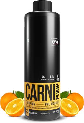 QNT CARNIPUMP, Instant Energy Drink, Fat Loss Liquid Pre-Workout Pre Workout