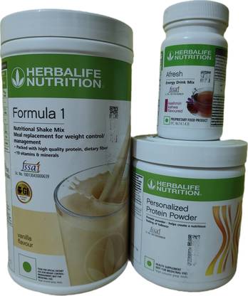 HERBALIFE WEIGHT LOSS FORMULA 1 VANILLA SHAKE PROTEIN POWDER 200GM AFRESH KASHMIRI KHAWA Protein Shake