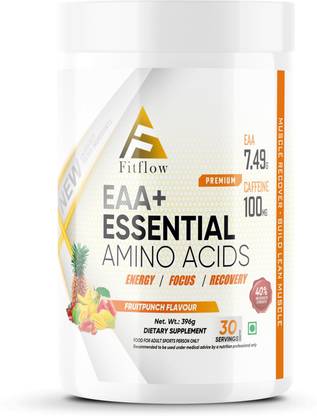 FITFLOW EAA Best For Intra-Workout/Post-Workout 30 Servings EAA (Essential Amino Acids)