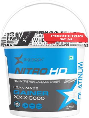 BIG ROCK NUTRITION Lab Tested Nitro HD Lean Weight Gainers/Mass Gainers