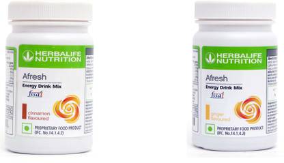 HERBALIFE Afresh Energy Drink Mix-CINNAMON And AFRESH GINGER Energy Bars