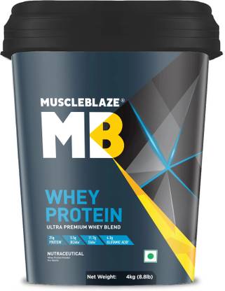 MUSCLEBLAZE 100% Whey Protein, Ultra Premium Whey Blend Whey Protein