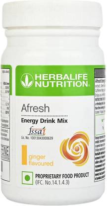 HERBALIFE Afresh Energy Drink Mix (Ginger, 50 g) GINGER Powder