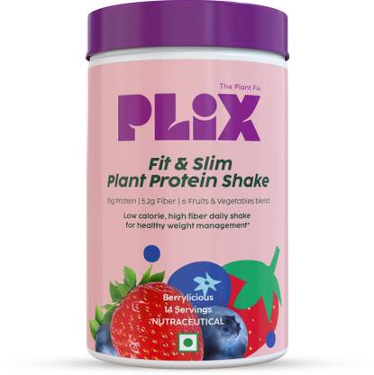The Plant Fix Plix Fit & Slim Smoothie Shake with 15g Protein For Weight Management and Metabolism Protein Shake