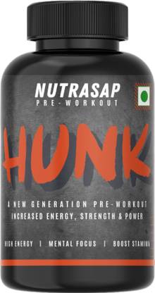 NUTRASAP Hunk New generation Pre Workout Capsules for Advance Pre Workout