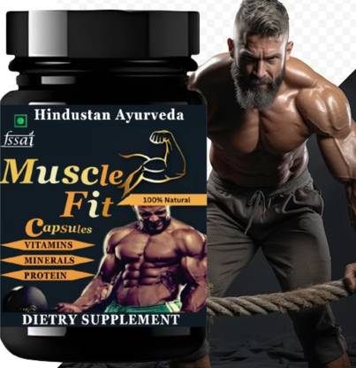 Hindustan Ayurveda Muscle Fit | Ayurvedic Product | Weight Gain Protein | Muscle Growth Plant-Based Protein