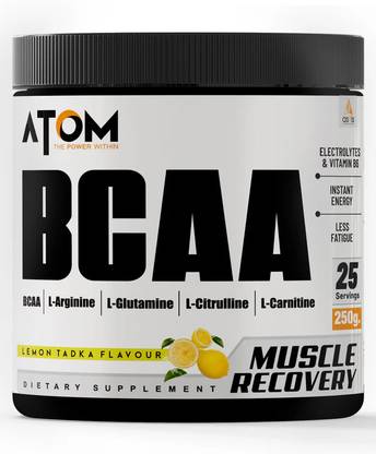 AS-IT-IS Nutrition ATOM BCAA 250g | Lemon Tadka Flavor | BCAA