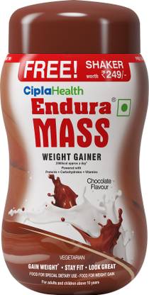 Endura Mass With Free Shaker | Weight Gainers/Mass Gainers